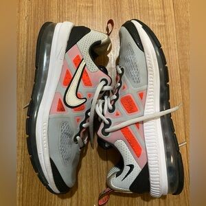 Nike Air Max with Gray and Red Accents